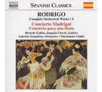 Joaquín Rodrigo Complete Orchestral Works Vol. 5 (Valdes, (CD) (Importación USA)