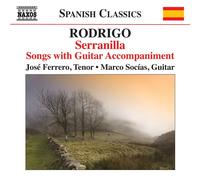 Joaquín Rodrigo Rodrigo: Serranilla, Songs With Guitar Ac (CD) (Importación USA)