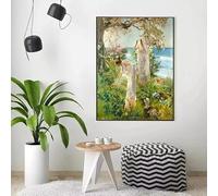Joaquín Sorolla - Obras de arte en lienzo, carteles e impresiones, arte de pared, imagen HD, pintura para sala de estar, decoración del hogar (30 x 45 cm)