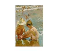 Joaquin Sorolla - Póster artístico en lienzo y arte de pared con diseño moderno de pie herido, sin marco, 30 x 45 cm