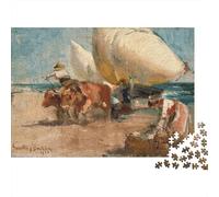 Joaquín Sorolla Y Bastida Imposible Puzzle Pinturaarte, Puzzles Arte para Adultos, Rompecabezas Cuadros Famosos del Mundo Juego Familiar, Decoración del Hogar, Rompecabezas De Madera 1000 Piezas