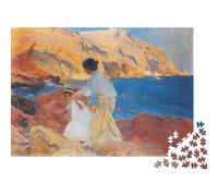 Joaquín Sorolla Y Bastida Puzzle De Madera, Rompecabezas Pinturaarte Adultos, Cuadros Famosos del Mundo Rompecabezas Imposible, Puzzles Museo, Ejercitar La Lógica Y La Coordinación Sensorial 1000 Pcs