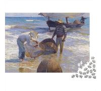 Joaquín Sorolla Y Bastida Puzzles De Madera 1000 Piezas, Arte Rompecabezas Imposible, Puzzle Cuadros Famosos del Mundo, Rompecabezas Museo De Madera, Juego De Habilidad para Toda La Familia
