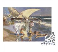 Joaquín Sorolla Y Bastida Puzzles De Madera, Puzzle Arte 1000 Pcs, Rompecabezas Cuadros Famosos del mundoAdultos para Aliviar El Estrés, Museo Rompecabezas Intelectual Desafío para Adolescente