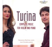 Joaquín Turina Turina: Complete Music for Violin and Pian (CD) (Importación USA)