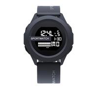 JOATVEE Reloj deportivo para hombre 50M impermeable Reloj digital multifuncional impermeable luminoso 12/24h Despertador Calendario Temporizador Hombre Junior High School Watch Running Outdoor