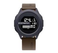 JOATVEE Reloj deportivo para hombre 50M impermeable Reloj digital multifuncional impermeable luminoso 12/24h Despertador Calendario Temporizador Hombre Junior High School Watch Running Outdoor
