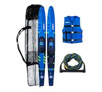 Jobe Allegre Combo Esquís Acuáticos Paquete, Adultos Unisex, Azul (Azul), 67"