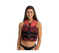 Jobe Traje de neopreno 50N para mujer, chaleco de impacto de seguridad para deportes acuáticos de esquí acuático Jetski Wakeboard, parte superior - rosa chaleco tamaño - S+