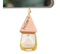 Joberio Botella colgante de perfume para colgar en el coche - Difusor de ambientador de coche colgante recargable vacío,Botella de ambientador de coche con tapa triangular, botella de Perfume colgante