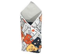 Joberio Cat Grooming Cloth Wrap - Self-Adherent Adjustable Fabric To Wrap Cat | Cat Burrito Wrap & Multifunctional Pet Tool | Anti-Scratch Anti-Escape Bag | No Skin Irritation Cat Wrap for Clip Nails