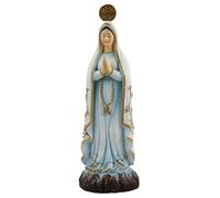 Joberio Figura de María | Decoración católica para el hogar - Figura de salvador de resina religiosa orando por altar para el hogar, patio, césped, pasillo