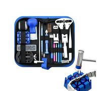 Joberio Kit de herramientas de reemplazo de batería de reloj, kit de reparación de reloj | Kit de eliminación de eslabones de reparación de reloj - Kit de reemplazo de batería de reloj