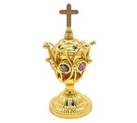 Joberio Quemador de incienso de incienso | Quemadores de incienso vintage de cascada de metal para meditación | Quemador de incienso para decoraciones y meditación, adecuado para escritorio, templo