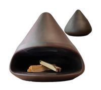 Joberio Soporte para palitos de Santo, cuenco de cerámica para manchas de cenizas de Santo, recogedor de cenizas hecho a mano y soporte de aroma para decoración del hogar y sala de yoga