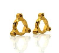 JOBOUND For Yamaha YZF R6 YZF-R6 YZFR6 1999-2004 2006 2007 Motocicleta 17mm CNC suspensión de Aluminio ajustadores de precarga de Horquilla Horquillas (Size : 17mm Gold)