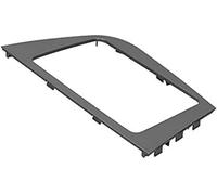 JOBOUND Marco de estéreo de automóvil Panel Decorativo Embellecedor de Radio de Tablero, for Seat, Leon 2005-2011 LHD Marco de Montaje para estéreo de Coche