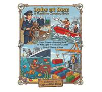 Jobs at Sea: A Maritime Coloring Book: Ocean Careers Coloring Book for Kids Ages 4-8 | Sailors, Coast Guard, Divers & More (Jobs Around the World)