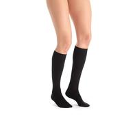 Jobst 7768123 UltraSheer SoftFit - Rodillera de punta cerrada, 20 a 30 mmHg, color negro