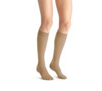 Jobst opaco rodilla 20 - 30 mmHg cerrado en los dedos Petite, S, negro 115456, S, Honey, 1