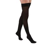 Jobst Relief THIGH HIGH - Firm Compression 20-30mmHg Large Closed-Toe with Silicone Band Black by Jobst