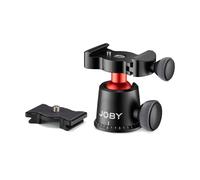 JOBY Cabeza de Bola para Trípode de Precisión, 3K Pro, Zapata QR, Fabricado en Italia, Compatible con Arca-Swiss para Cámaras CSC, Sin Espejo, Peso hasta 3 kg, JB91568-BWW