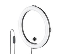 Joby Beamo Anillo de Luz 12'', Anillo LED Grande para Teléfonos o Cámaras, 3 Modos Luz y 10 Niveles de Brillo para Vídeo, Vlogging, Transmisión en Directo, Creación de Contenidos