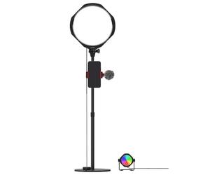 JOBY Beamo Studio Creator Kit, Luz de Estudio USB, Luz Clave Suave con Control Remoto, con 12 Colores, Micrófono Móvil Wavo, GorillaPod con Soporte para Teléfono