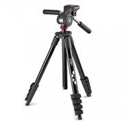 JOBY Compact Advanced Tripod, Trípode de Cámara con Rótula de 3 vías, Montura Universal de ¼-20 pulg. y Bolsa, para CSC, DSLR, Sin Espejo, Teléfono Móvil, Negro para Fotografía, Vídeo, Vlogging