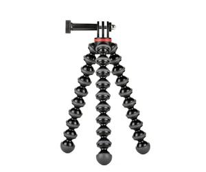 JOBY GorillaPod 500 Action - Trípode Mini Flexible con Junta de Pin para GoPro, 360 y Otras Cámaras de Acción, Peso hasta 500 g, JB01516-BWW