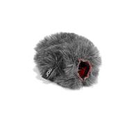 JOBY JB01685-BWW Wavo Windjammer Grey, Paraviento para Micrófono, Protección y Reducción del Ruido, Ideal para Videos de Vlogging, Youtube, IGTV y TikTok