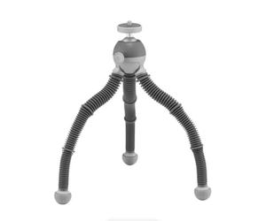 Joby JB01731 PodZilla Trípode Móvil Flexible, Kit Mediano, Gris