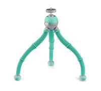 JOBY PodZilla Medium Kit, Trípode Flexible para Telèfono con Soporte GripTight 360, por los Creadores de GorillaPod, compatible con iPhone, Smartphones, Cámara de Acción, hasta 1Kg,Verde Turquesa