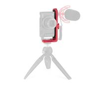 JOBY Vert 3K Soporte en L para Fotos y Vídeos, Compatible con el Kit GorillaPod 3K, Trípode de Mesa para Cámaras sin Espejo y CSC para Vlogging y Creación de Contenidos para Youtuber y TikTok, Rojo