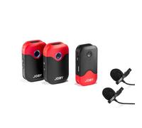 JOBY Wavo Air Sistema de Micrófono Inalámbrico de 2.4Ghz, 2 Transmisores y Montaje Diseñado, Vlogging, Producción Películas, Entrevistas, Micrófonos Inalámbricos, Smartphone, Cámara