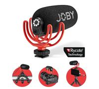Joby Wavo Micrófono Compacto para Vlogging con Patrón Supercardioide con Rycote Duo-Lyre para Smartphone y Cámara Sin Espejos para Creadores de Contenidos, Youtube y Podcast