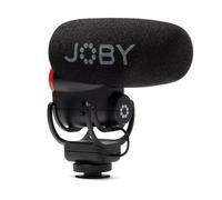 Joby Wavo Plus, Micrófono para Vlogging en Cámara, Micrófono Cardioide con Control de Audio en Vivo, Filtro High-Pass, Modo Auto-Power, Indicador LED de Batería, Micrófono para Cámaras Compactas