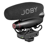 Joby Wavo Pro DS - Micrófono Profesional direccional para Escopeta en cámara, Montaje de Choque con tecnología Rycote, Filtro de Corte bajo, LED Integrados, CSC, sin Espejo, vlogging, Youtuber,