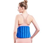JOBYNA Almohadilla térmica eléctrica para aliviar el dolor de espalda, Terapia de calor con apagado automático para espasmos musculares, hernias discales, fibromialgia, calambres, 30 ℃-70℃, 51*25cm