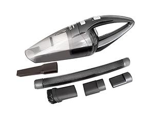 Jocca - Aspirador de Coche 12V Potente con Accesorios | Aspirador de Mano con Cable 3 Metros | 100w | Asa Ergonómica | Filtro HEPA | Limpieza Coche | 5 Accesorios | 0'5 L de Depósito