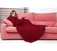 Jocca - Batamanta Unisex/Suave y Calentita/Bata de Invierno/Manta, con Bolsillo/Facilmente Lavable/ 137x180cm/ Poliester/