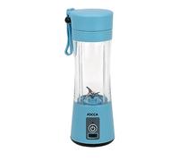 JOCCA - Batidora Portátil de Vaso/Recargable USB/Potencia 40W/ 380ml/ Acero inoxidable (Blue)