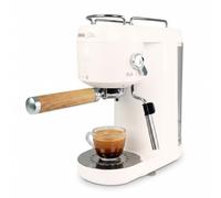 Jocca - Cafetera Espresso 20 Bares con Vaporizador, 1400W, Depósito 1L, Botones Táctiles Iluminados, Calentador de Tazas y Termobloque de Calentamiento Rápido