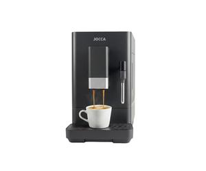 Jocca - Cafetera Superautomática 20 Bares, 1350W, Depósito 1,5L, Molinillo Integrado 15 Niveles, Vaporizador de Leche, Funciones Espresso, Doble Espresso y Americano, Sistema de Autolimpieza