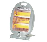 JOCCA - Calefactor de Cuarzo 800W | Rápido y Uniforme | 2 Potencias | Silencioso y Compacto | Sistema Antivuelco | Ideal para Oficinas, Baños y Pequeñas Estancias