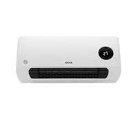JOCCA - Calefactor de Pared 2000W con Tecnología Cerámica PTC | Ventilador Térmico Frío-Calor, Montaje en Pared, Pantalla LED y Control de Temperatura, Seguro y Silencioso