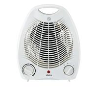 Jocca - Calefactor Eléctrico de aire caliente 2000W | Calefactor Estufas Baño | Función calor y ventilador | 2 velocidades | Asa para facilitar transporte