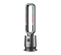 JOCCA - Calefactor Sin Aspas Digital 2000W con Mando a Distancia | Termoventilador Silencioso con Oscilación 70°, Temporizador, Termostato 16-36°C, Luz LED 7 Colores y Protección de Seguridad