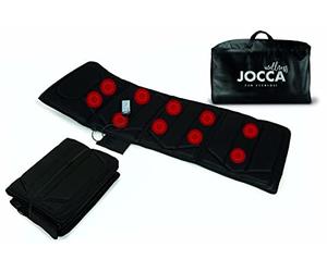 Jocca Colchón masajeador plegable, Colchoneta de masaje eléctrica 4 zonas, Bolsa Incluida, Colchón de masaje 10 motores, Intensidad Ajustable
