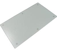 JOCCA - Cubre Vitrocerámica/Cristal Templado/Protector Placa Cocina/Protección Vitrocerámica/Tabla de Cortar/Corta, Sirve, Protege/Resistentente al Calor (1 Unidad)